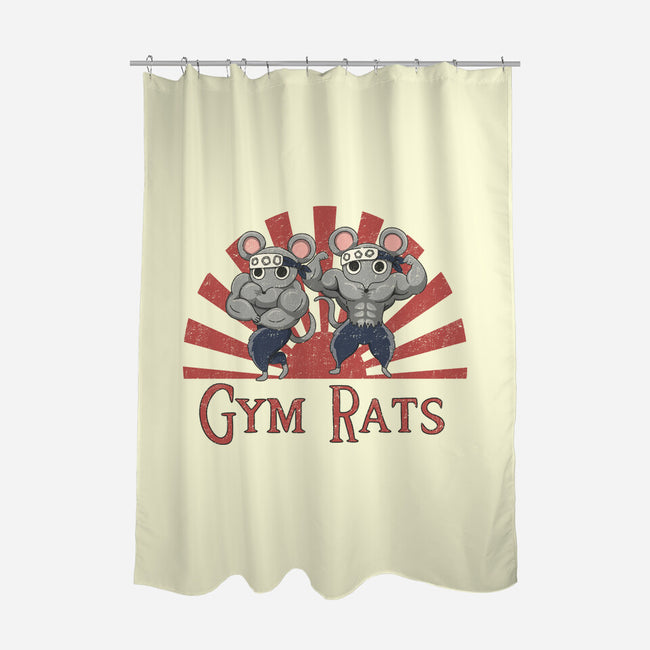 Gym Rats-None-Polyester-Shower Curtain-Loobs