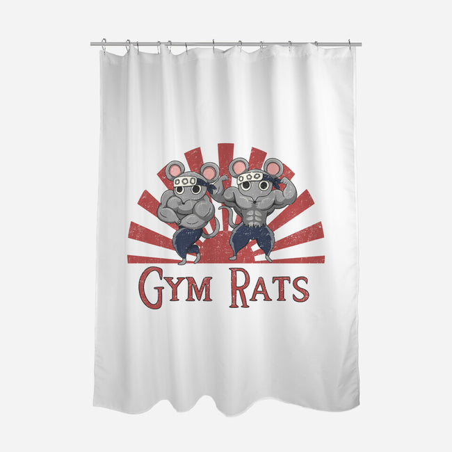 Gym Rats-None-Polyester-Shower Curtain-Loobs