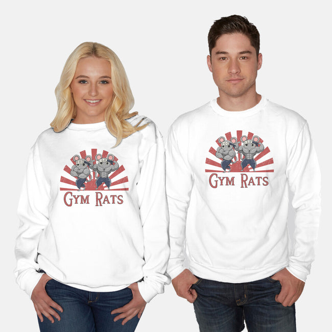 Gym Rats-Unisex-Crew Neck-Sweatshirt-Loobs