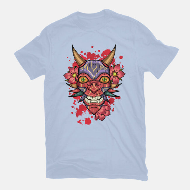 Oni Mask-Unisex-Basic-Tee-nickzzarto