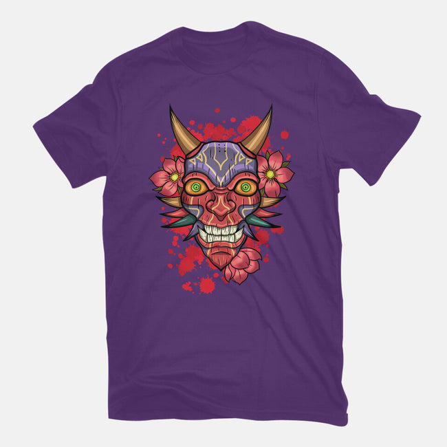 Oni Mask-Mens-Basic-Tee-nickzzarto
