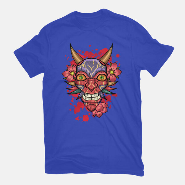 Oni Mask-Mens-Basic-Tee-nickzzarto