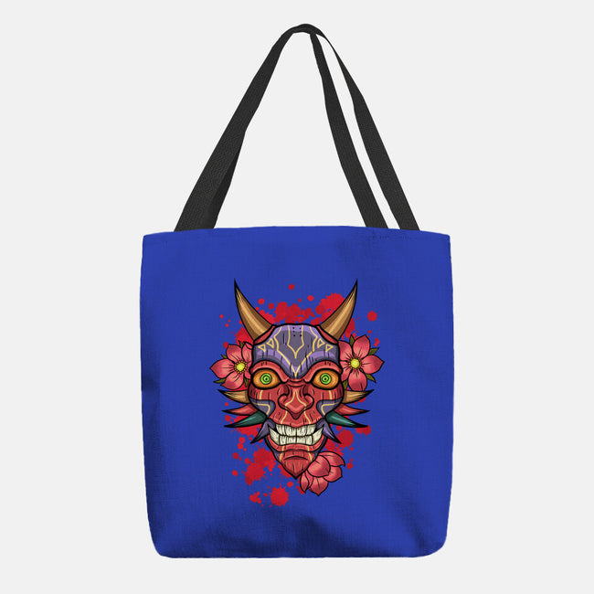Oni Mask-None-Basic Tote-Bag-nickzzarto