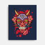 Oni Mask-None-Stretched-Canvas-nickzzarto