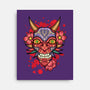 Oni Mask-None-Stretched-Canvas-nickzzarto