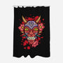 Oni Mask-None-Polyester-Shower Curtain-nickzzarto