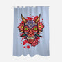 Oni Mask-None-Polyester-Shower Curtain-nickzzarto