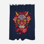 Oni Mask-None-Polyester-Shower Curtain-nickzzarto