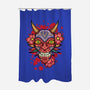 Oni Mask-None-Polyester-Shower Curtain-nickzzarto