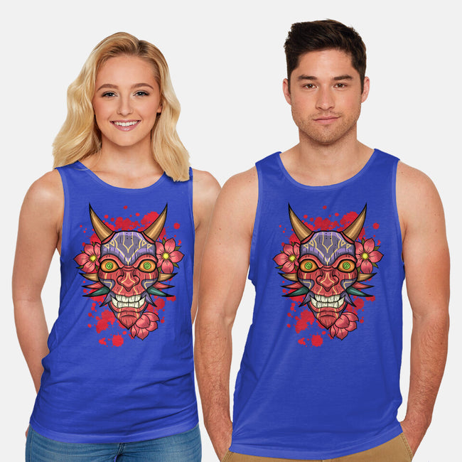 Oni Mask-Unisex-Basic-Tank-nickzzarto