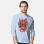 Oni Mask-Mens-Long Sleeved-Tee-nickzzarto