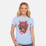 Oni Mask-Womens-Fitted-Tee-nickzzarto