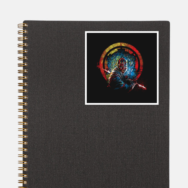 Sithpressionism-None-Glossy-Sticker-zascanauta
