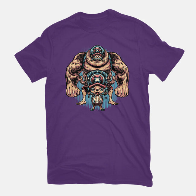 Heavy Transformation-Womens-Basic-Tee-glitchygorilla