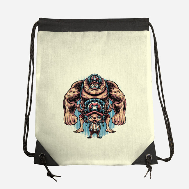 Heavy Transformation-None-Drawstring-Bag-glitchygorilla