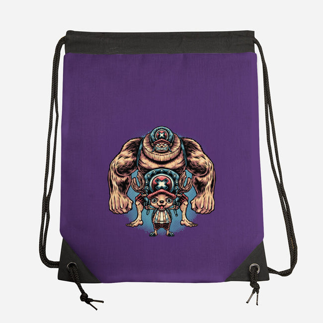 Heavy Transformation-None-Drawstring-Bag-glitchygorilla