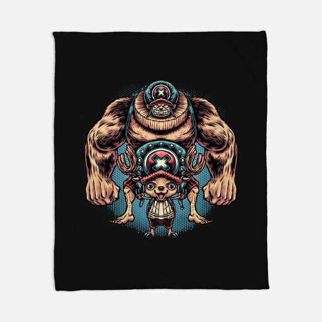 Heavy Transformation-None-Fleece-Blanket-glitchygorilla