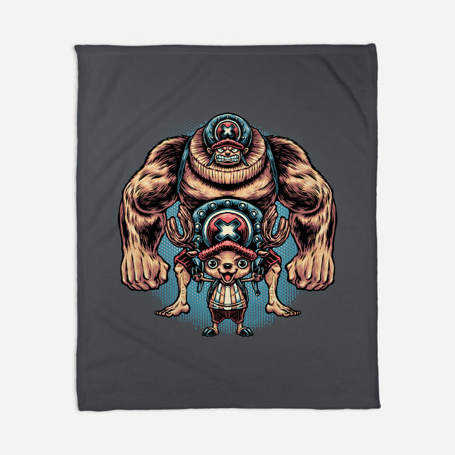 Heavy Transformation-None-Fleece-Blanket-glitchygorilla