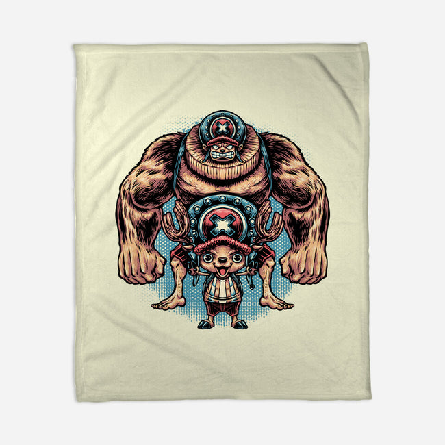 Heavy Transformation-None-Fleece-Blanket-glitchygorilla