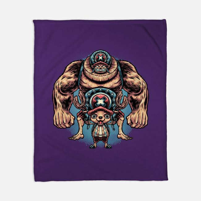 Heavy Transformation-None-Fleece-Blanket-glitchygorilla
