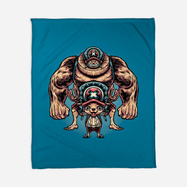 Heavy Transformation-None-Fleece-Blanket-glitchygorilla
