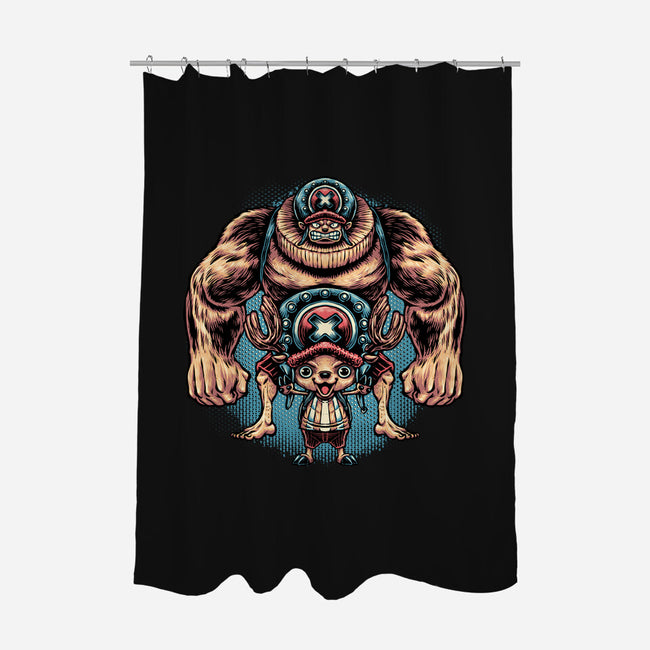 Heavy Transformation-None-Polyester-Shower Curtain-glitchygorilla