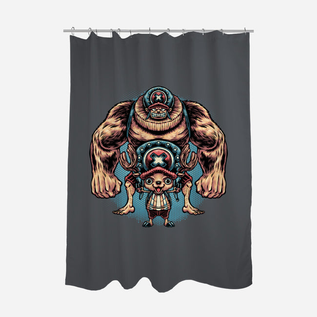 Heavy Transformation-None-Polyester-Shower Curtain-glitchygorilla