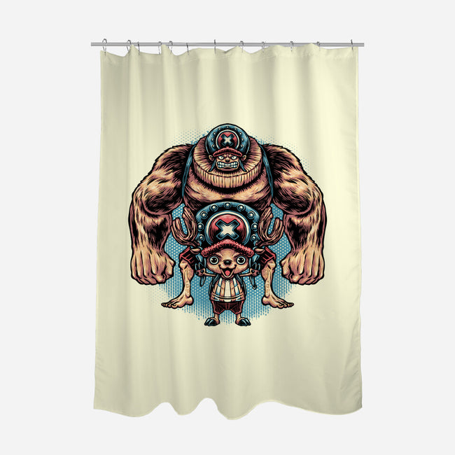 Heavy Transformation-None-Polyester-Shower Curtain-glitchygorilla