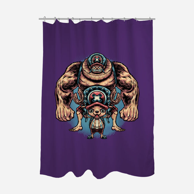 Heavy Transformation-None-Polyester-Shower Curtain-glitchygorilla