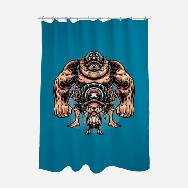 Heavy Transformation-None-Polyester-Shower Curtain-glitchygorilla