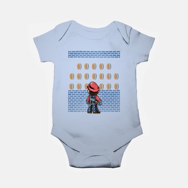 Tunnel Of Coins-Baby-Basic-Onesie-glitchygorilla