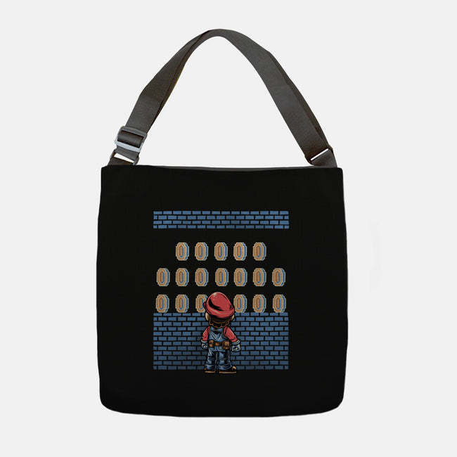 Tunnel Of Coins-None-Adjustable Tote-Bag-glitchygorilla