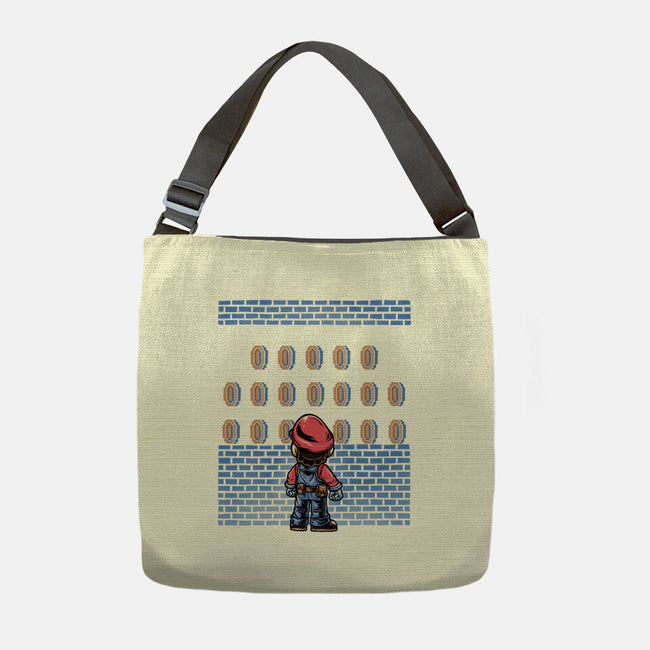 Tunnel Of Coins-None-Adjustable Tote-Bag-glitchygorilla