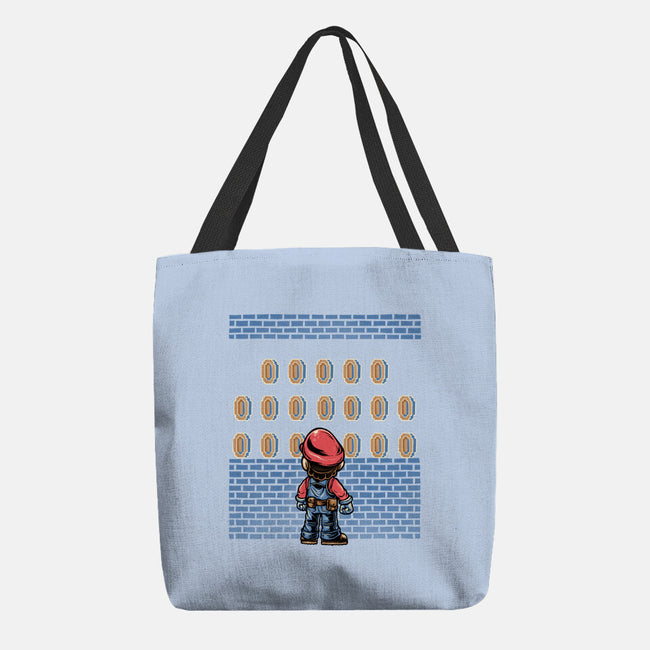 Tunnel Of Coins-None-Basic Tote-Bag-glitchygorilla