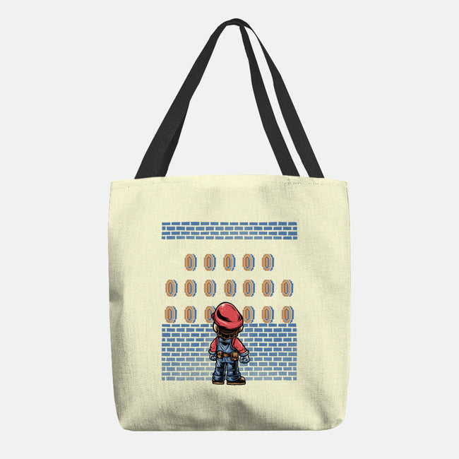 Tunnel Of Coins-None-Basic Tote-Bag-glitchygorilla