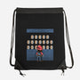 Tunnel Of Coins-None-Drawstring-Bag-glitchygorilla