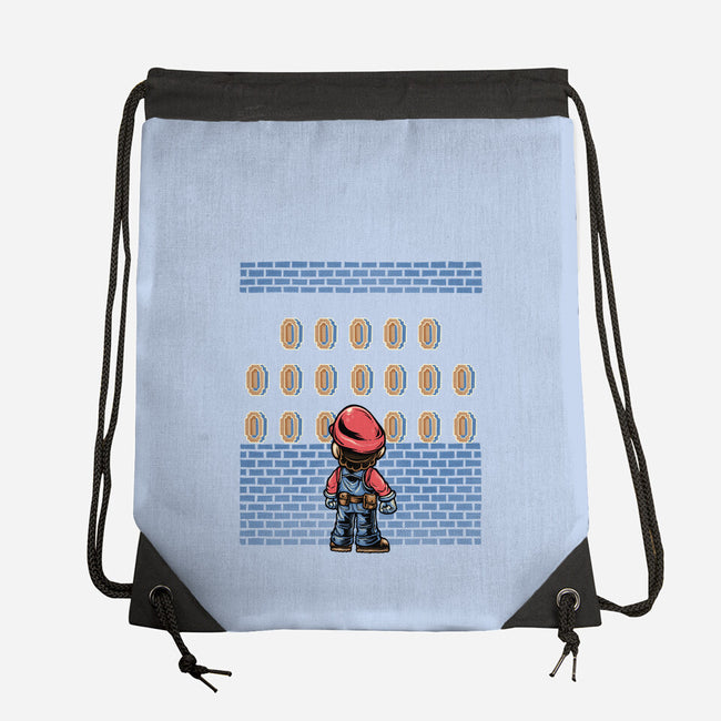 Tunnel Of Coins-None-Drawstring-Bag-glitchygorilla