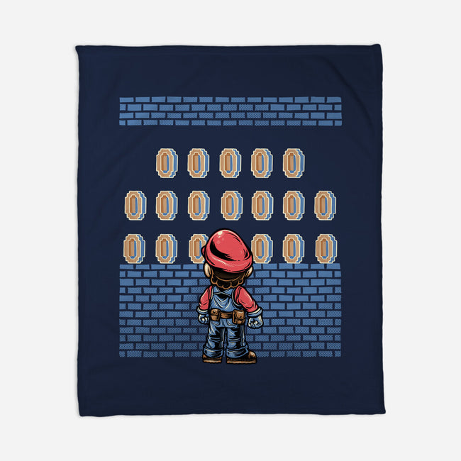 Tunnel Of Coins-None-Fleece-Blanket-glitchygorilla