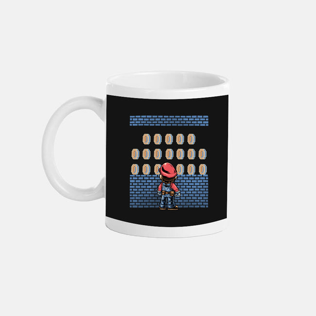 Tunnel Of Coins-None-Mug-Drinkware-glitchygorilla