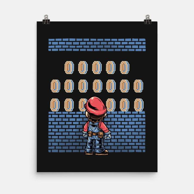 Tunnel Of Coins-None-Matte-Poster-glitchygorilla