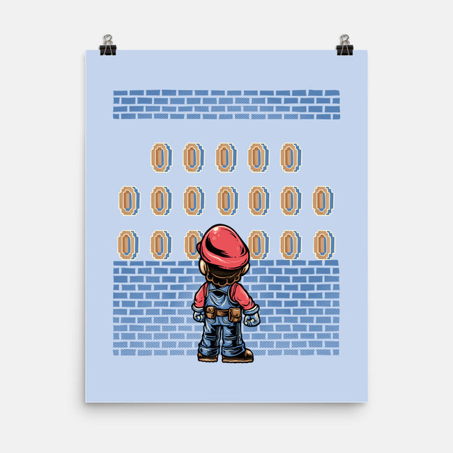 Tunnel Of Coins-None-Matte-Poster-glitchygorilla