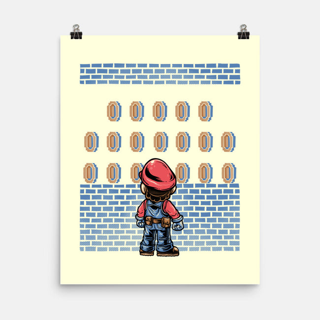 Tunnel Of Coins-None-Matte-Poster-glitchygorilla
