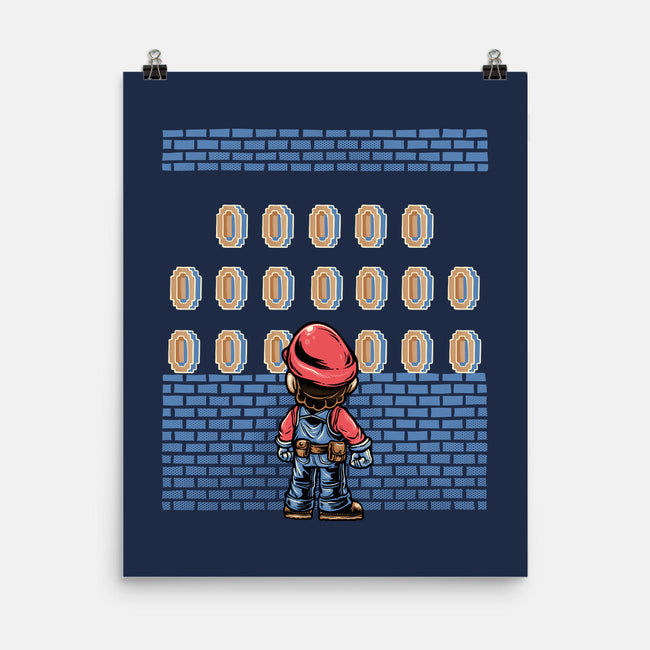 Tunnel Of Coins-None-Matte-Poster-glitchygorilla