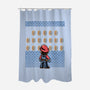 Tunnel Of Coins-None-Polyester-Shower Curtain-glitchygorilla