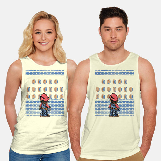 Tunnel Of Coins-Unisex-Basic-Tank-glitchygorilla