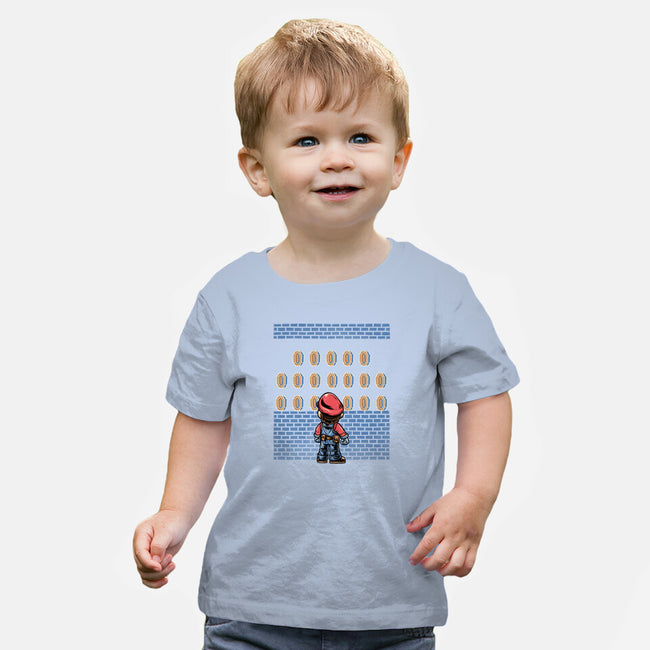 Tunnel Of Coins-Baby-Basic-Tee-glitchygorilla