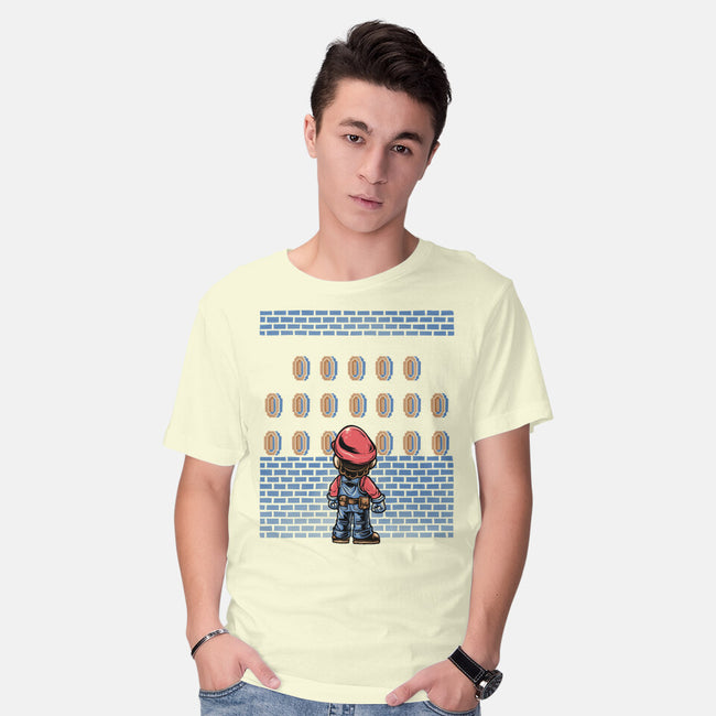 Tunnel Of Coins-Mens-Basic-Tee-glitchygorilla