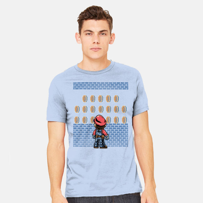 Tunnel Of Coins-Mens-Heavyweight-Tee-glitchygorilla
