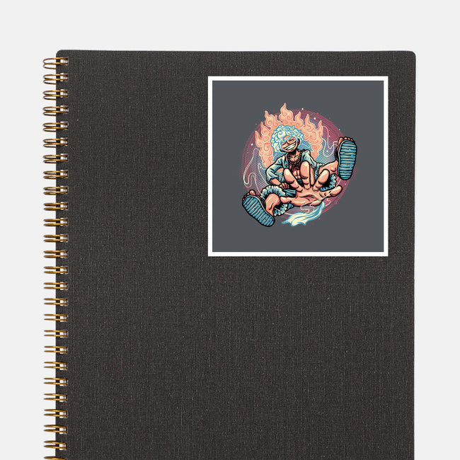 Awakened Pirate King-None-Glossy-Sticker-glitchygorilla