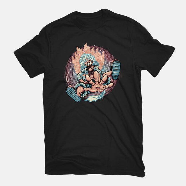 Awakened Pirate King-Unisex-Basic-Tee-glitchygorilla